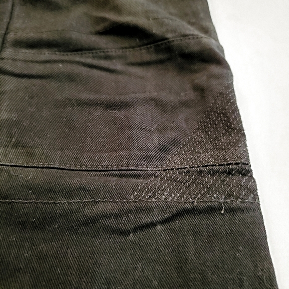 J. Crew Toothpick Ankle jeans black zippers moto style 28 stretch comfortable - Picture 8 of 8